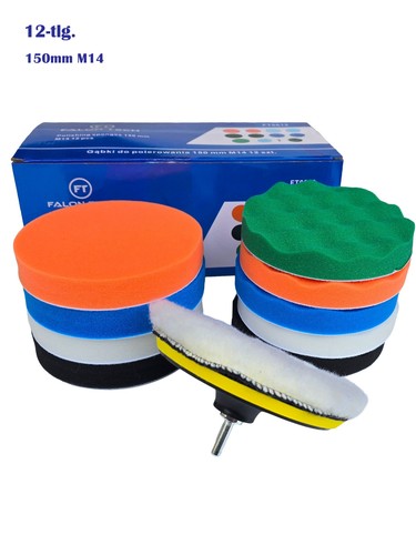 Tlg polierschwamm set 150mm - 12-tlg,